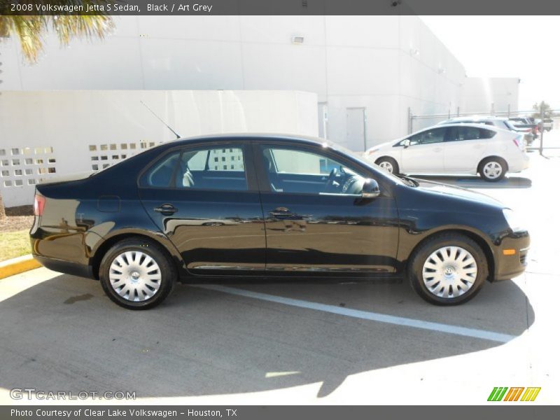 Black / Art Grey 2008 Volkswagen Jetta S Sedan