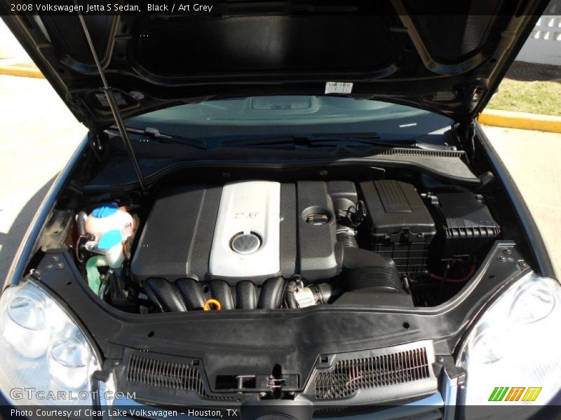 Black / Art Grey 2008 Volkswagen Jetta S Sedan