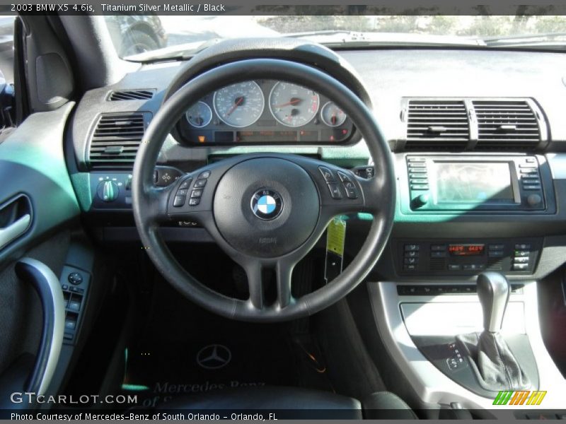 Dashboard of 2003 X5 4.6is