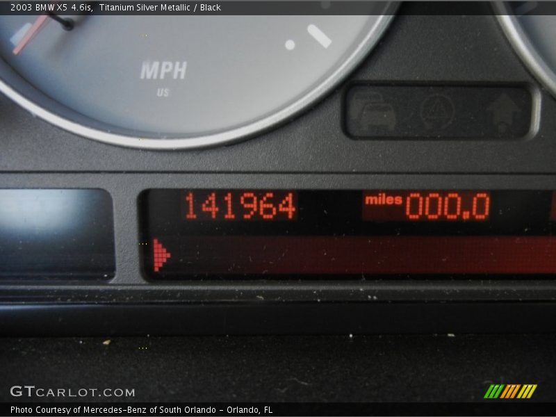 Titanium Silver Metallic / Black 2003 BMW X5 4.6is