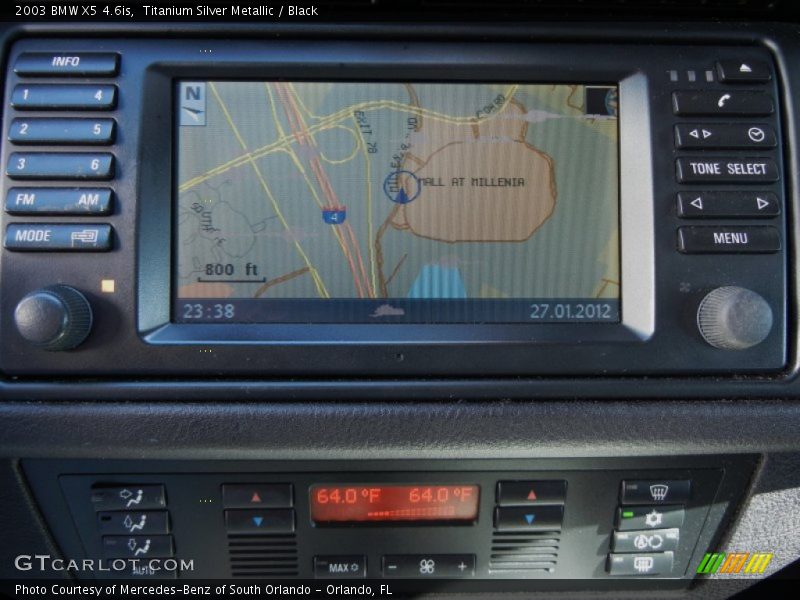 Navigation of 2003 X5 4.6is