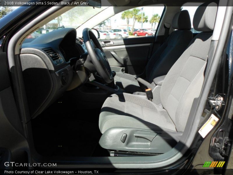 Black / Art Grey 2008 Volkswagen Jetta S Sedan