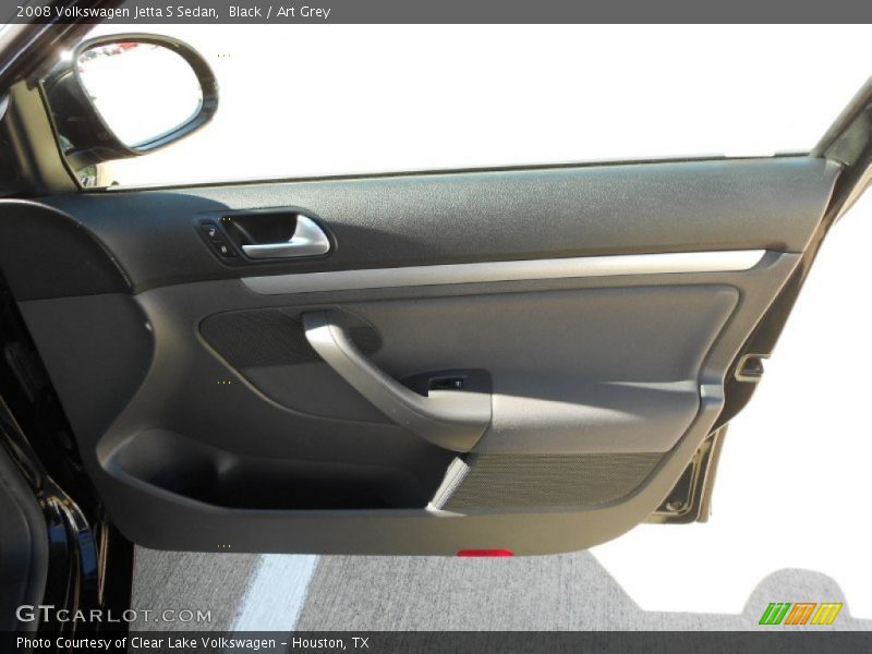Black / Art Grey 2008 Volkswagen Jetta S Sedan