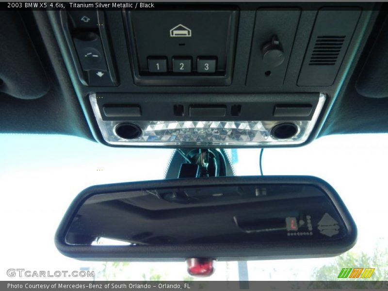 Titanium Silver Metallic / Black 2003 BMW X5 4.6is