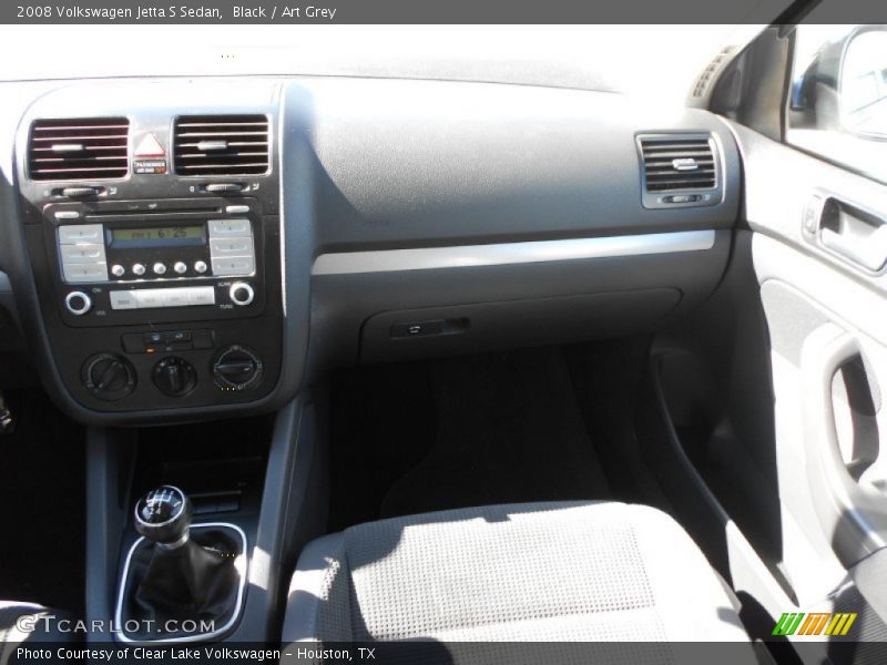 Black / Art Grey 2008 Volkswagen Jetta S Sedan