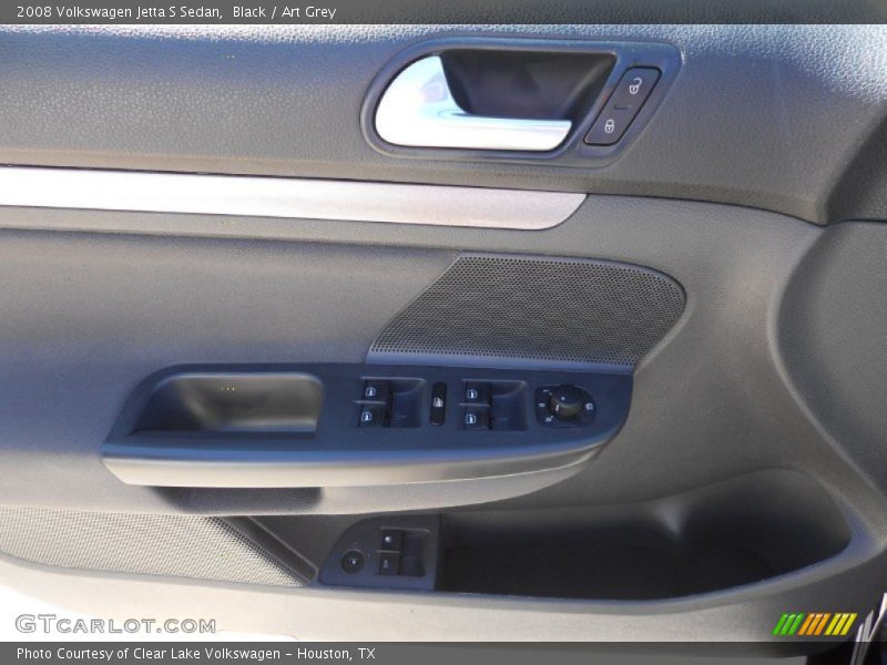 Black / Art Grey 2008 Volkswagen Jetta S Sedan