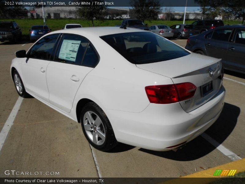 Candy White / Titan Black 2012 Volkswagen Jetta TDI Sedan