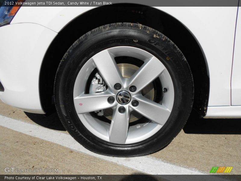 Candy White / Titan Black 2012 Volkswagen Jetta TDI Sedan