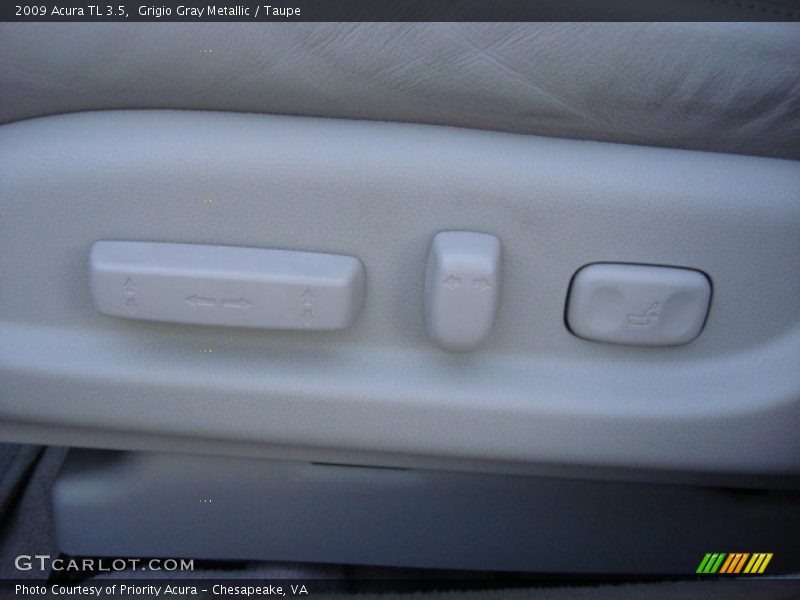 Grigio Gray Metallic / Taupe 2009 Acura TL 3.5