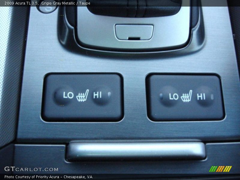Grigio Gray Metallic / Taupe 2009 Acura TL 3.5