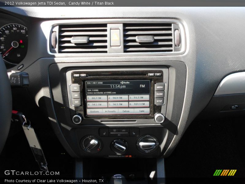 Candy White / Titan Black 2012 Volkswagen Jetta TDI Sedan