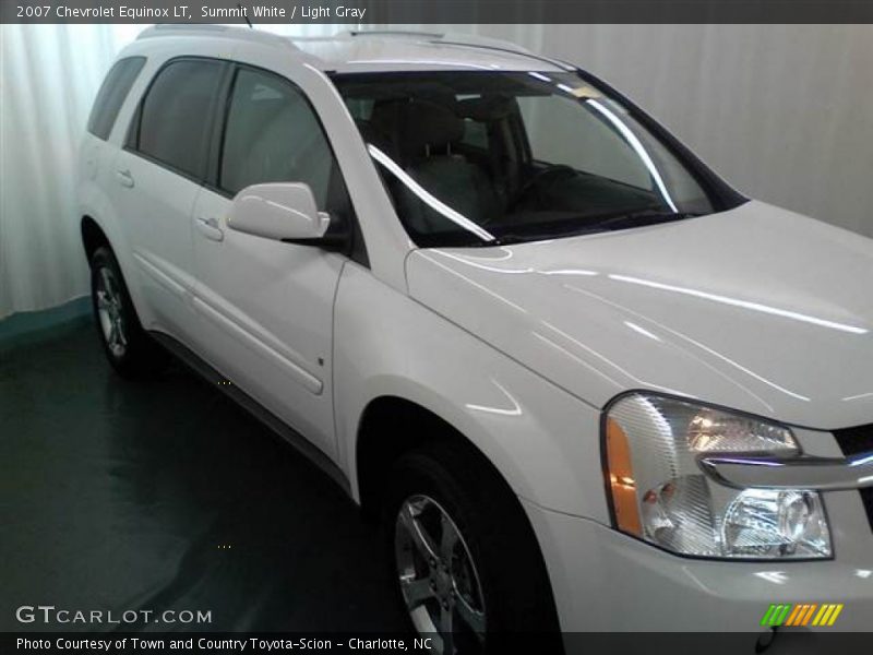 Summit White / Light Gray 2007 Chevrolet Equinox LT