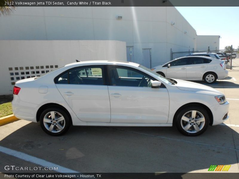 Candy White / Titan Black 2012 Volkswagen Jetta TDI Sedan