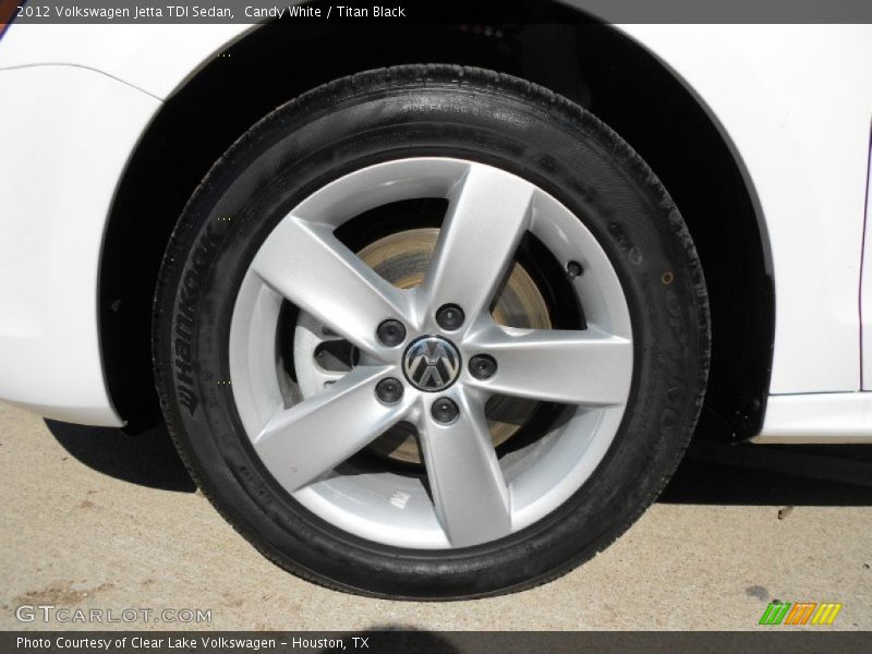 Candy White / Titan Black 2012 Volkswagen Jetta TDI Sedan