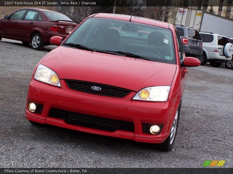 Infra-Red / Charcoal 2007 Ford Focus ZX4 ST Sedan