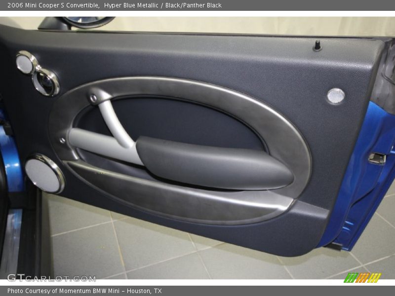Hyper Blue Metallic / Black/Panther Black 2006 Mini Cooper S Convertible