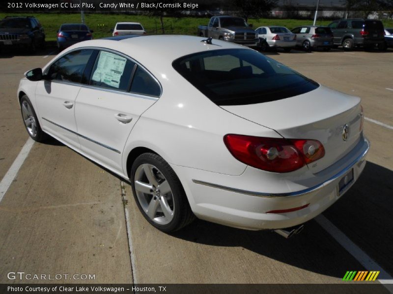 Candy White / Black/Cornsilk Beige 2012 Volkswagen CC Lux Plus