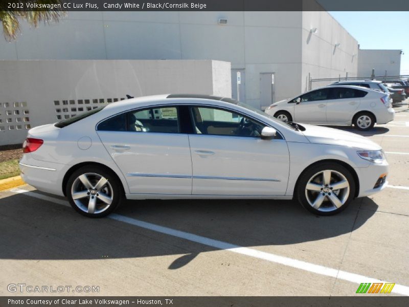 Candy White / Black/Cornsilk Beige 2012 Volkswagen CC Lux Plus
