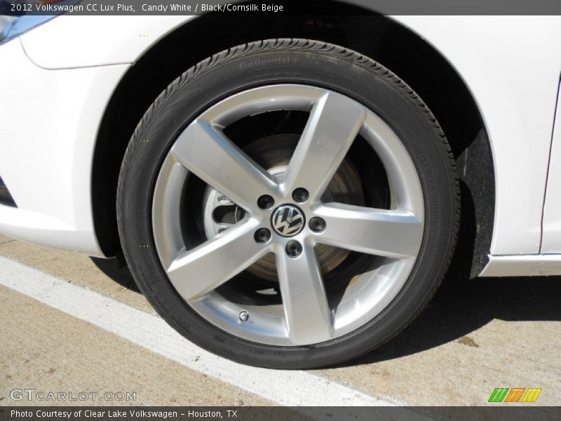 Candy White / Black/Cornsilk Beige 2012 Volkswagen CC Lux Plus