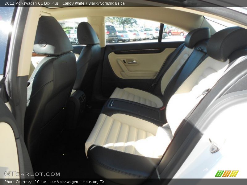 Candy White / Black/Cornsilk Beige 2012 Volkswagen CC Lux Plus
