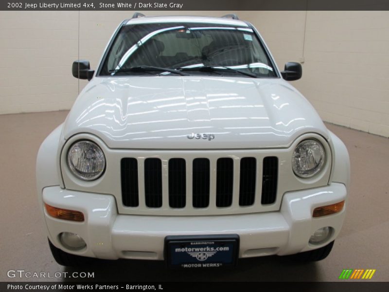 Stone White / Dark Slate Gray 2002 Jeep Liberty Limited 4x4