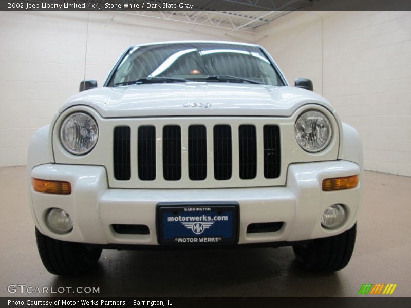 Stone White / Dark Slate Gray 2002 Jeep Liberty Limited 4x4