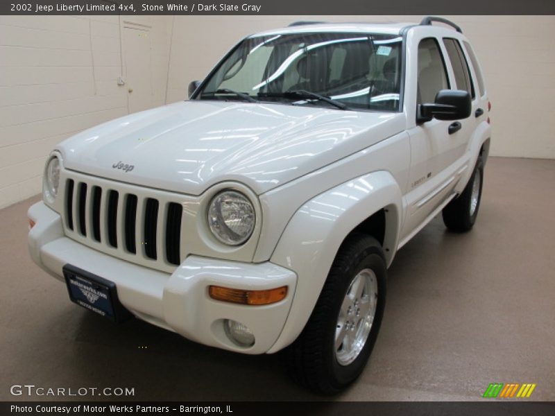 Stone White / Dark Slate Gray 2002 Jeep Liberty Limited 4x4