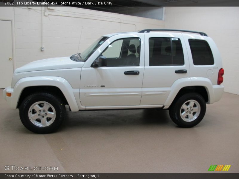 Stone White / Dark Slate Gray 2002 Jeep Liberty Limited 4x4