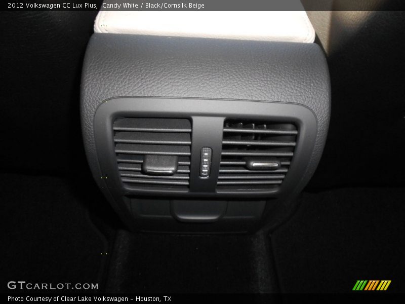 Candy White / Black/Cornsilk Beige 2012 Volkswagen CC Lux Plus