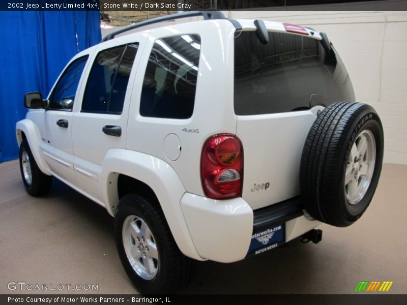 Stone White / Dark Slate Gray 2002 Jeep Liberty Limited 4x4