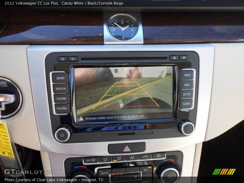 Candy White / Black/Cornsilk Beige 2012 Volkswagen CC Lux Plus