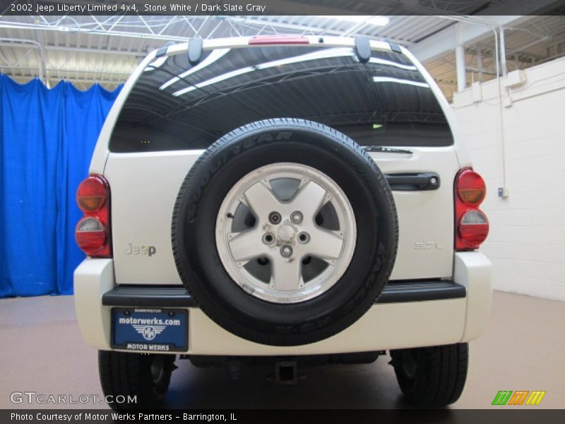 Stone White / Dark Slate Gray 2002 Jeep Liberty Limited 4x4