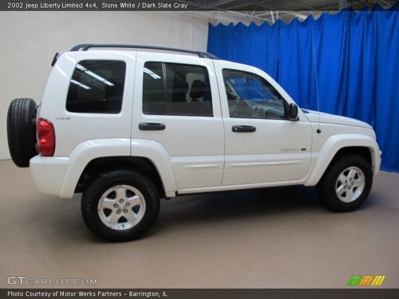 Stone White / Dark Slate Gray 2002 Jeep Liberty Limited 4x4