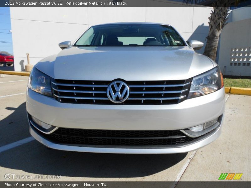 Reflex Silver Metallic / Titan Black 2012 Volkswagen Passat V6 SE
