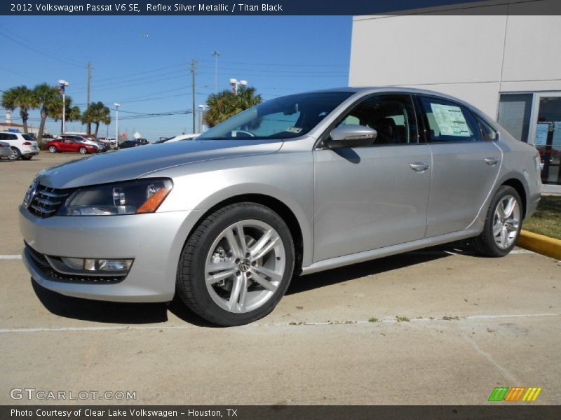Reflex Silver Metallic / Titan Black 2012 Volkswagen Passat V6 SE