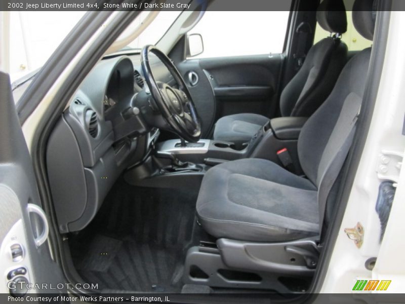 Stone White / Dark Slate Gray 2002 Jeep Liberty Limited 4x4