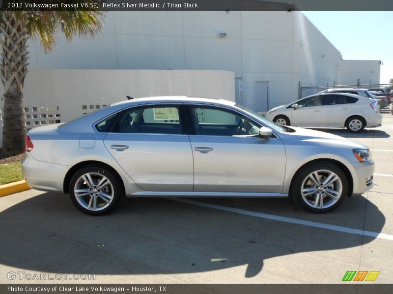 Reflex Silver Metallic / Titan Black 2012 Volkswagen Passat V6 SE