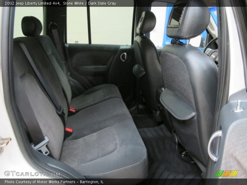 Stone White / Dark Slate Gray 2002 Jeep Liberty Limited 4x4