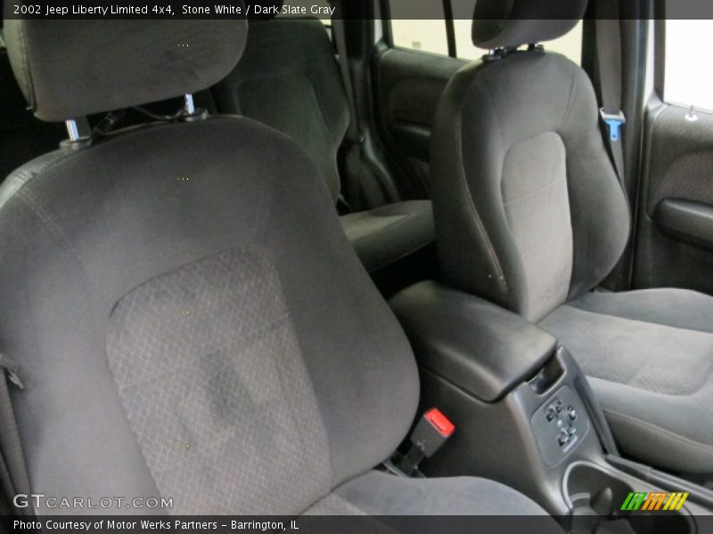 Stone White / Dark Slate Gray 2002 Jeep Liberty Limited 4x4