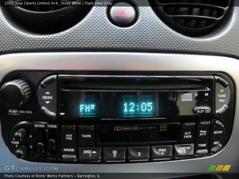 Stone White / Dark Slate Gray 2002 Jeep Liberty Limited 4x4