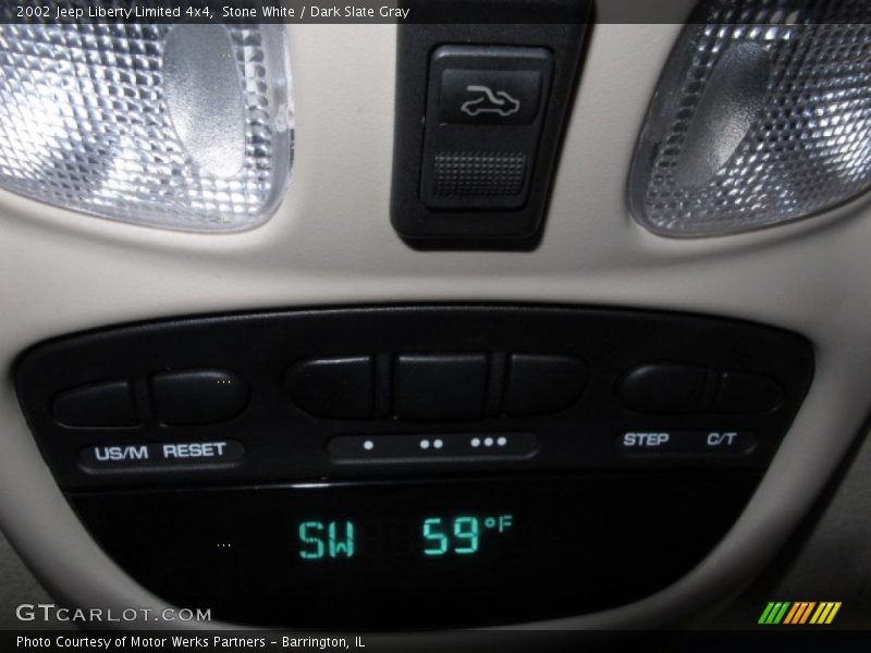 Stone White / Dark Slate Gray 2002 Jeep Liberty Limited 4x4