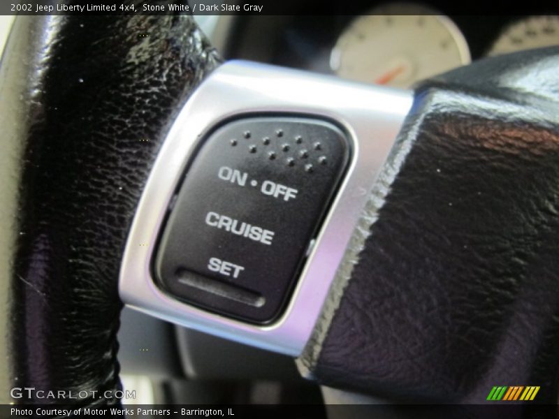 Stone White / Dark Slate Gray 2002 Jeep Liberty Limited 4x4