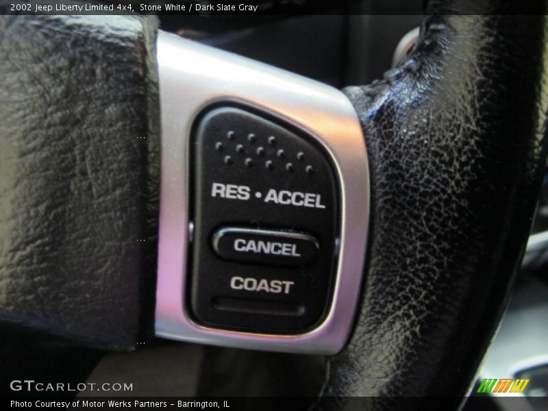 Stone White / Dark Slate Gray 2002 Jeep Liberty Limited 4x4