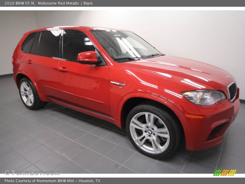 Melbourne Red Metallic / Black 2010 BMW X5 M