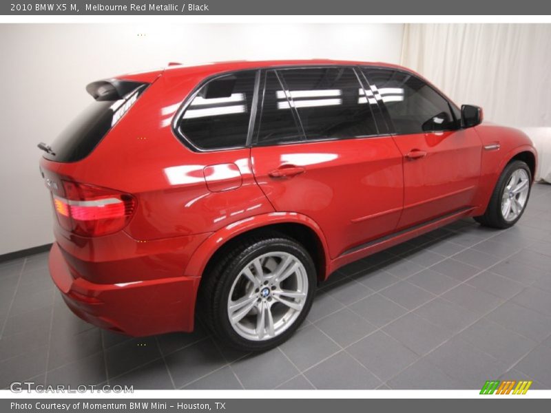 Melbourne Red Metallic / Black 2010 BMW X5 M