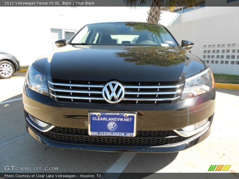Black / Titan Black 2012 Volkswagen Passat V6 SE