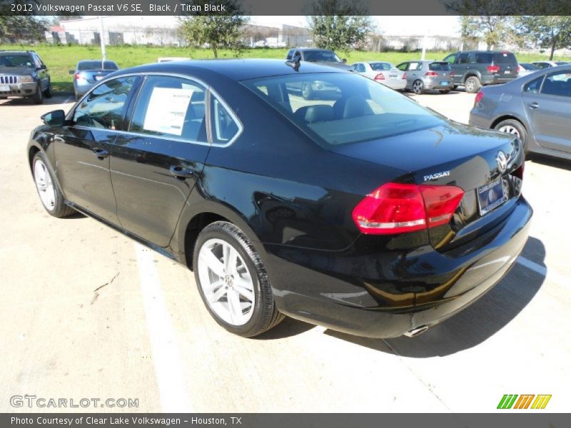 Black / Titan Black 2012 Volkswagen Passat V6 SE