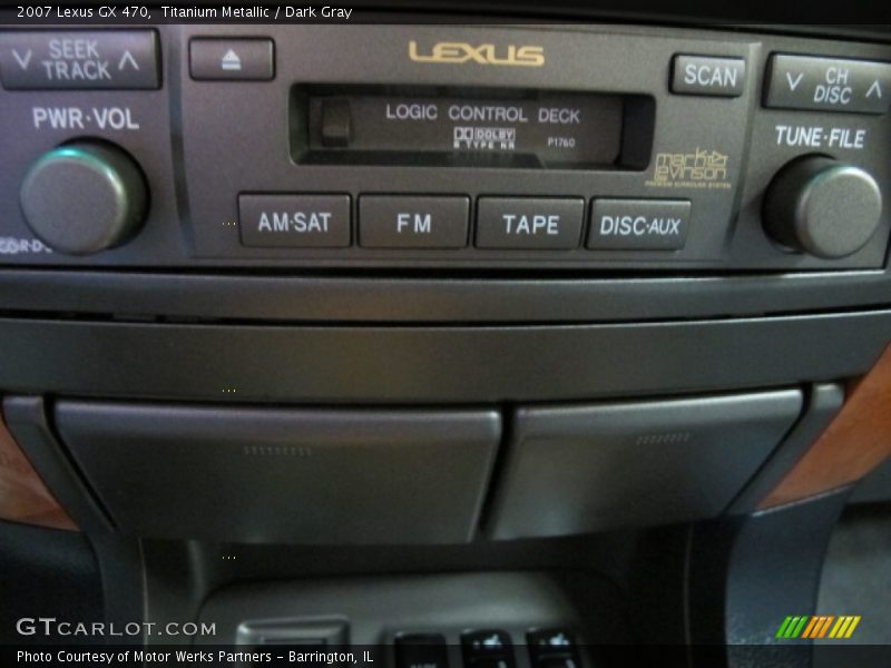 Titanium Metallic / Dark Gray 2007 Lexus GX 470