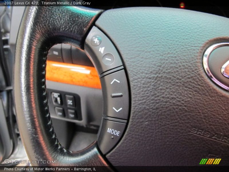 Titanium Metallic / Dark Gray 2007 Lexus GX 470