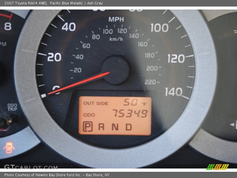 Pacific Blue Metallic / Ash Gray 2007 Toyota RAV4 4WD